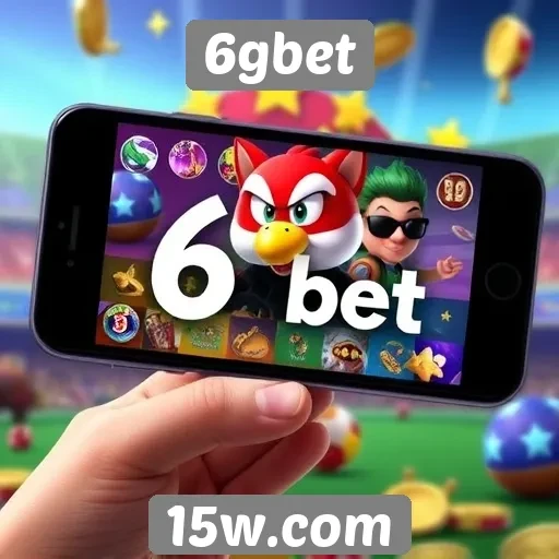 Experiência de jogo móvel no 6gbet